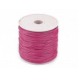 Cotton Waxed Cord Ø 1mm - Magenta