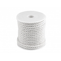 Twisted Cotton Cord / Rope Ø5 mm (roll 15 m) - Off White