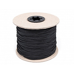 Drapery Rod Cord Ø1.6 mm (roll 100 m) - black