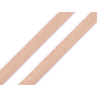 Flat Cotton Cord / String width 12 mm (sold by the meter) - lightbeige