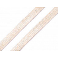 Flat Cotton Cord / String width 12 mm (sold by the meter) - ecru light