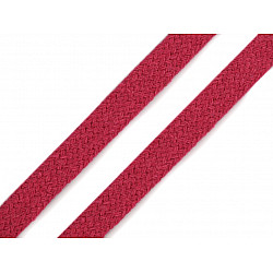 Cotton Cord flat width 10 mm (card 10 m) - pink