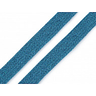 Clothing Cord Flat width 11-15 mm (card 10 m) - blue