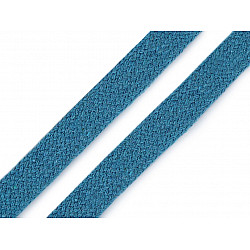 Clothing Cord Flat width 11-15 mm (card 10 m) - blue