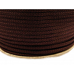 Polyester Cord Ø2 mm (roll 50 m) - darkbrown