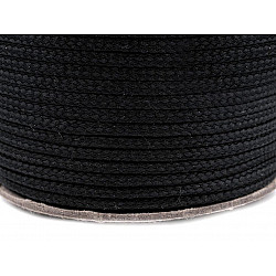 Polyester Cord Ø2 mm (roll 50 m) - black