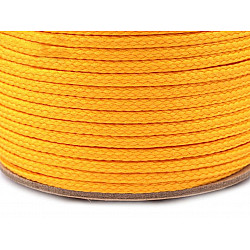 Polyester Cord Ø2 mm (roll 50 m) - orange-yellow