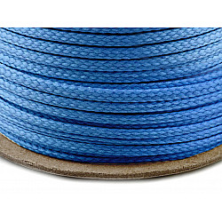 Polyester Cord PES Ø4 mm (roll 100 m) - blue