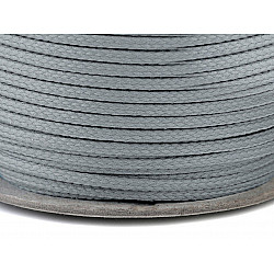 Polyester Cord PES Ø4 mm (roll 100 m) - dove grey