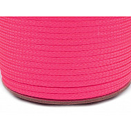 Polyester Cord PES Ø4 mm (roll 100 m) - pink