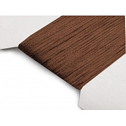 Satin String Ø1 mm (card 25 m) - darkbrown