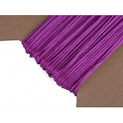 Satin String Ø1 mm (card 25 m) - light purple