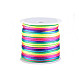 Polyester Rattail Satin Cord Rainbow Ø2mm - Rainbow