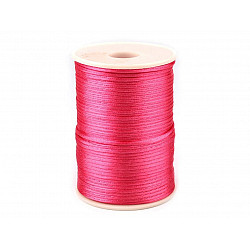 Polyester Rattail Satin Cord Ø2mm - Pink