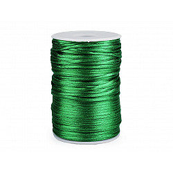 Polyester Rattail Satin Cord Ø2mm - Green