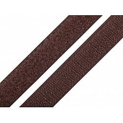 Hook and Loop Fastener width 20 mm, brown