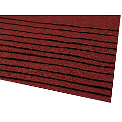 Coli fetru, 20x30 cm, 166 g / m², 2 bucati - bordo