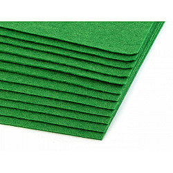 Coli fetru, 20x30 cm, 300 g / m², 2 bucati - verde ferigă