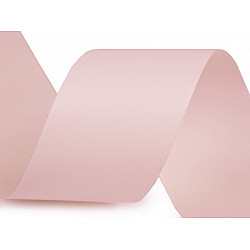 Double Face Satin Ribbon width 40 mm matt - powder - light, 20 ml.