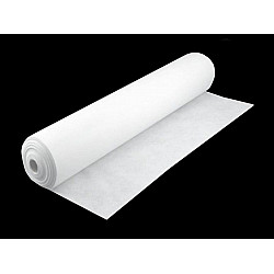 Non-woven Interfacing Novopast 30+18g/m² width 90cm Iron-on, white