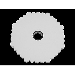 KUMIHIMO MOBIDAI Octagonal Braiding Disc, white