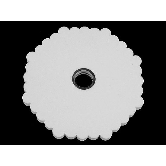 KUMIHIMO MOBIDAI Octagonal Braiding Disc, white