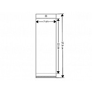 Clear Plastic Self-Adhesive Seal Bags 7x22 cm (package 100 pc.)