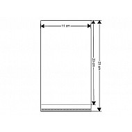 Clear Plastic Self-Adhesive Seal Bags 11x20 cm (package 100 pc.)