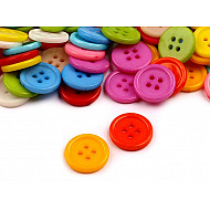 Button size 24', mix of colours, 100 pc.