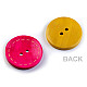 Wooden Decorative Button, mix of colours, 20 pc.