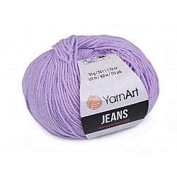 Knitting Yarn Gina / Jeans 50 g - light violet