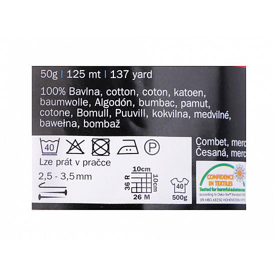 Knitting Yarn Camilla 50 g - black