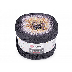 Cotton Knitting Yarn Rosegarden 250 g, gray