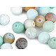 Amazonite matt synthetic mineral Ø6 mm (package 22 pc.)