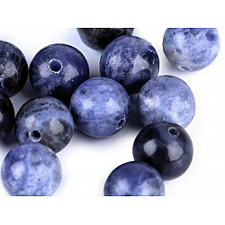 Natural Mineral / Gemstone Beads Sodalite Ø6 mm (package 10 pc.)