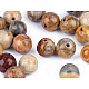 Natural Mineral / Gemstone Beads Yellow Agate Ø8 mm (package 15 pc.)