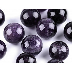 SyntheticMineral / Gemstone Beads Amethyst Ø8 mm (package 15 pc.)