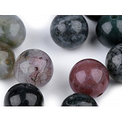 Natural Mineral / Gemstone Beads Indian Agate Ø8 mm (package 10 pc.)