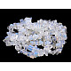 Synthetic Mineral Chip Beads Opalite on Nylon String