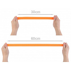 Elastic lat simplu, lățime 20 mm (card 1.5 m) - gri