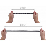 Elastic dantelat decorativ, lățime 15 mm (rola 20 m) - negru