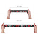 Elastic Folk Motif width 40 mm - black, 1 ml.