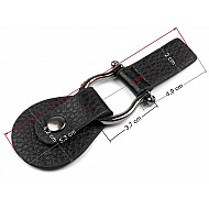 Bag Buckle 4.2x11.5 cm, black