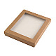 Jewellery Box with transparent lid 16x19.5 cm padded