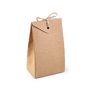 Paper Bag with Window and String (package 10 pc.) - natural brown