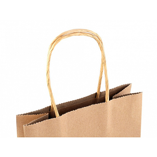 Paper Gift Bag Natural (package 12 pc.) - natural brown