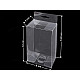 Clear Packaging Box with Hang Hole (package 10 pc.)