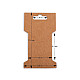 Paper Card Packaging Bobbin Spool 6.6x11.5 cm (package 20 pc.) - natural brown