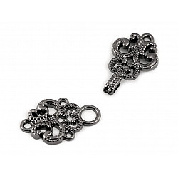 Decorative Filigree Fastening, black nickel