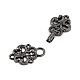 Decorative Filigree Fastening, black nickel